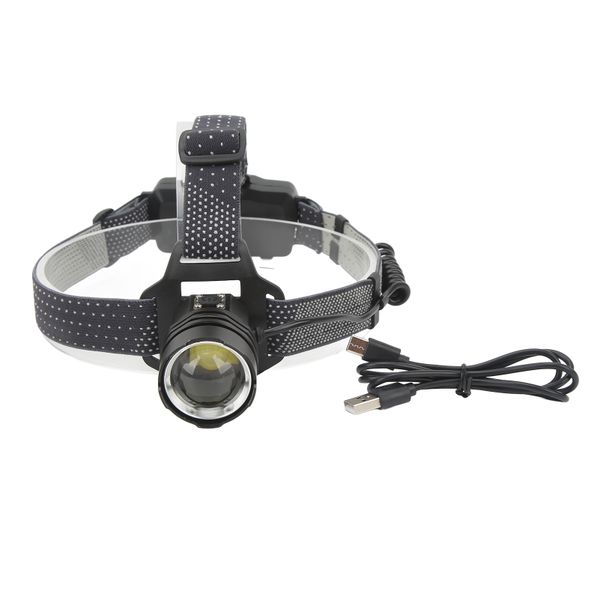 Headlamps for XHP160 Led Bulb Type C Charging Telescopic Zoom Strong