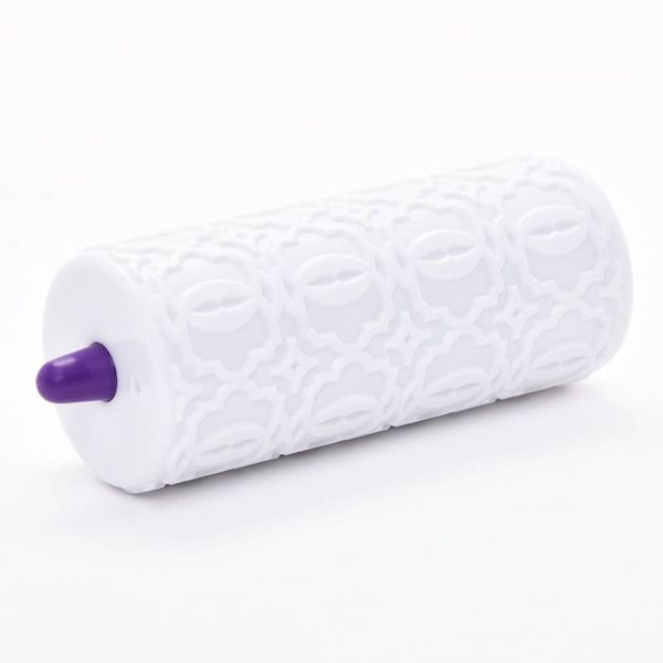 Wilton Embosser Roller Geometric Pattern 4" Fondant Texture Sugarcraft Deco