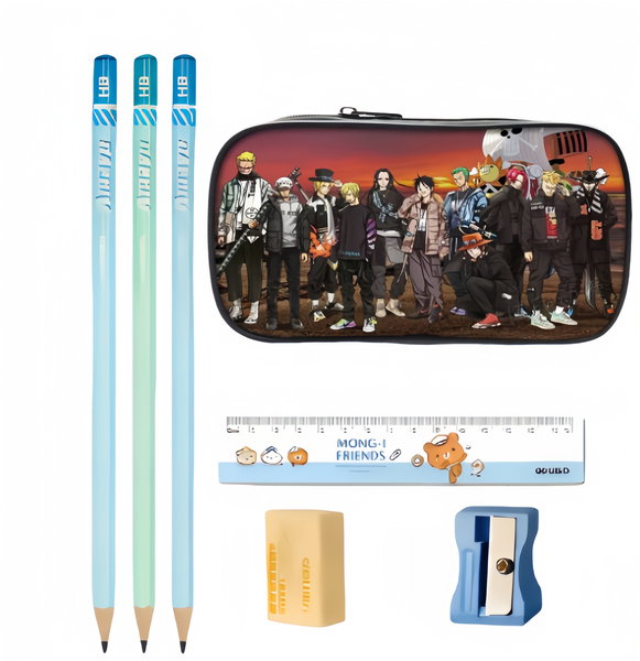 One Piece Streetwear Crew Pencil Case - Modern Anime Organizer