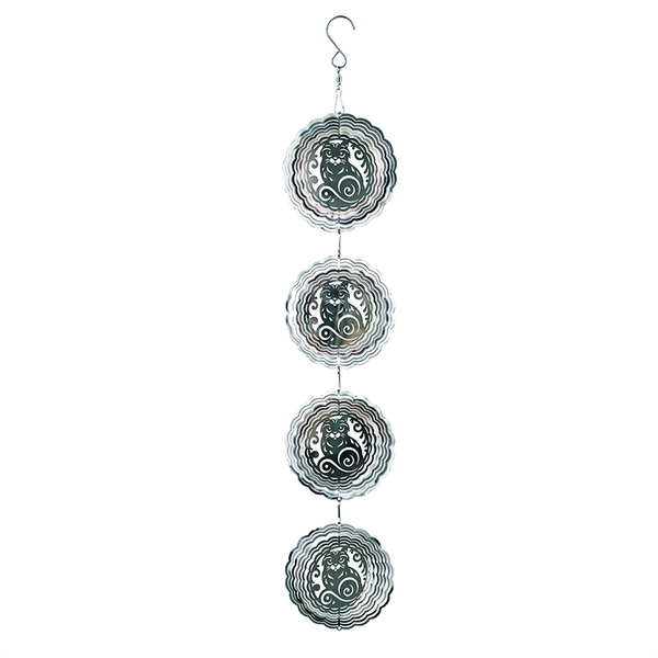Wind Chimes For Outside Chimes With 3D Wind Spinner The Cat