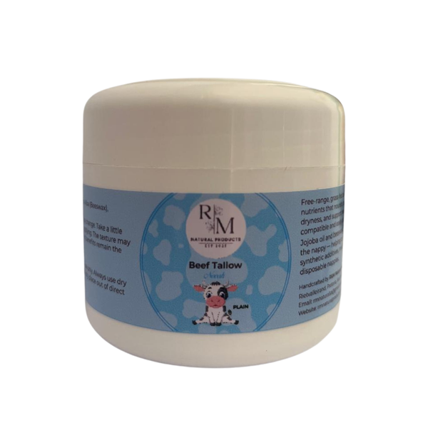 R&amp;M Natural Product Tallow Baby Bum Cream - Novah Plain 125ml