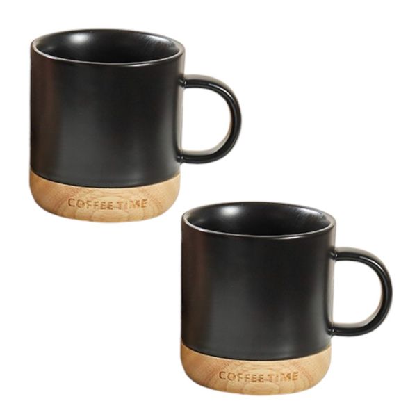 Pack Of 2 High Quality Creative Ceramic Coffee Mug - 300ML
