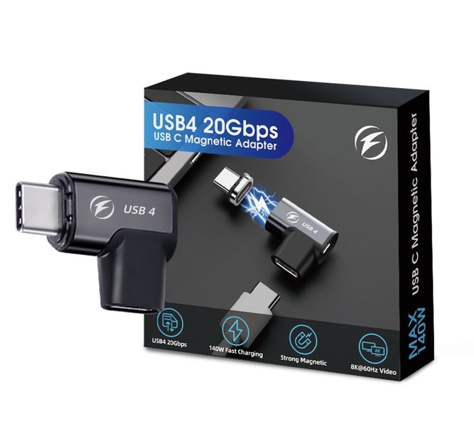 Brighgoods Magnetic USB C Adpter -90 degree