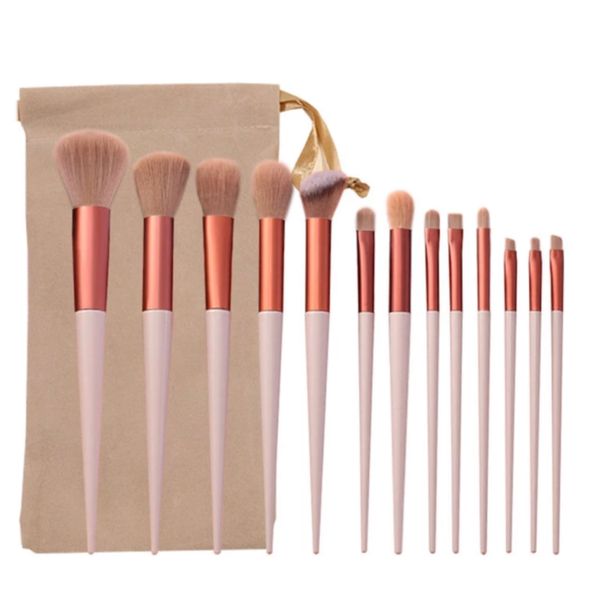 13 Piece Makeup Brush Set with Bag