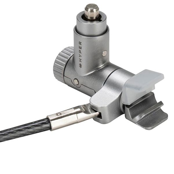 Hyper HyperShield Cable Lock For MacBook Pro 14" &amp; 16" - Silver