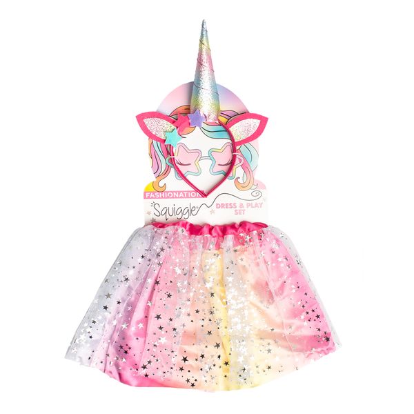 SQUIGGLE Girls Dress-Up and Role Play Set - Fun Imaginative Costume