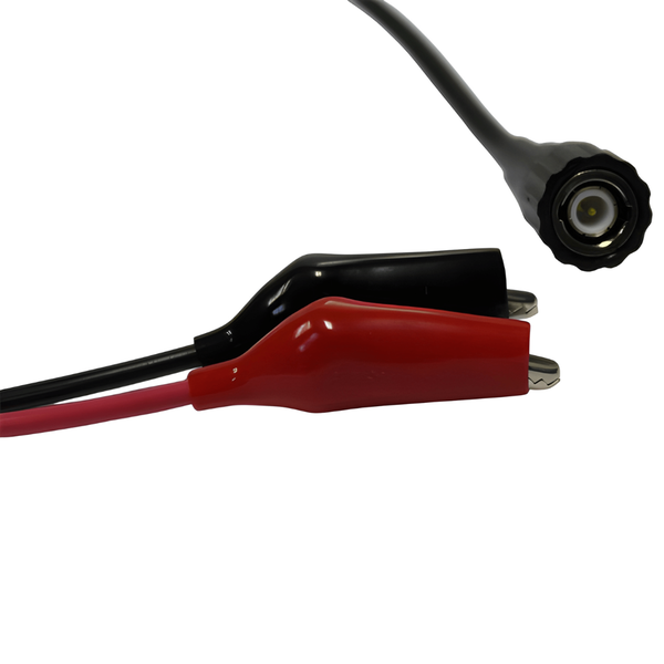 XY-BNC-AL-CR22: BNC Male to Dual Insulated Croc Clip Test Cord, 1.2m, 50