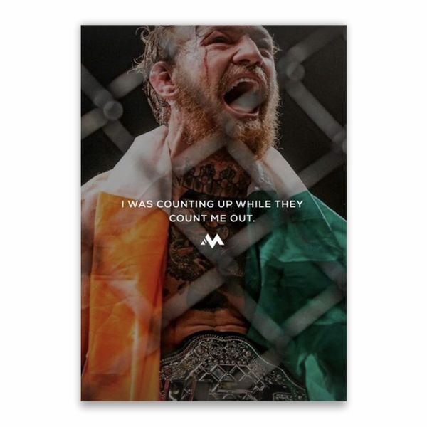 Conor McGregor Quote Poster - A1