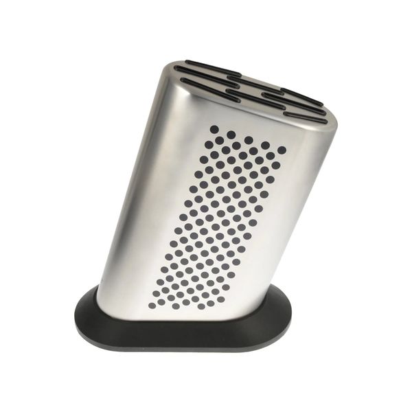 Global Knives - Stainless Steel Dotted Knife Block - 8 knives [Empty]