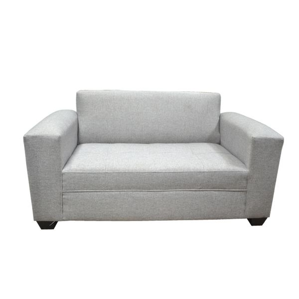 Kira Grey Linen 2 Seater Tuxedo Sofa