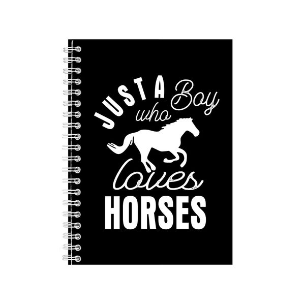 Horses Notebook Equestarian Gift Idea Writing Book Notepad Pad 40