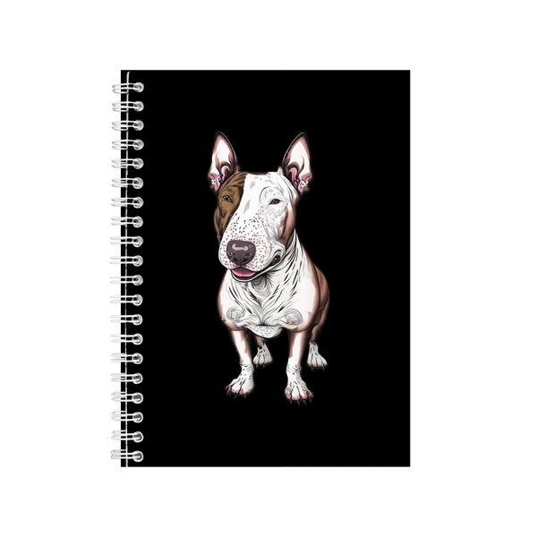 Bull Terrier A5 Notebook Spiral Lined Trendy Notepad Dog Idea 333