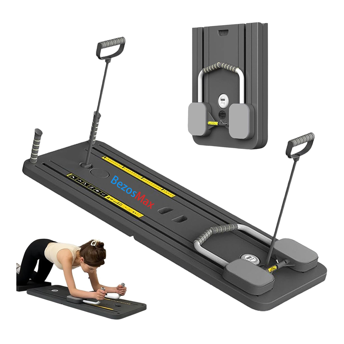 BezosMax Pilates Board, Multifunctional Abdominal Board, Ab Core Trainer