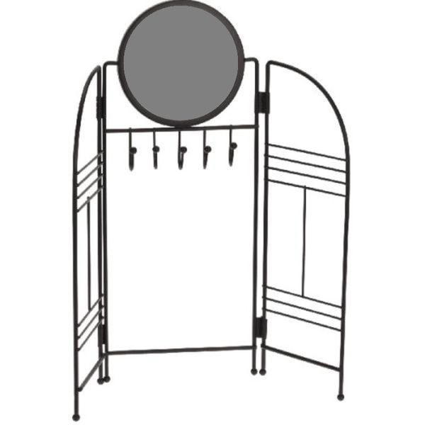 Black Jewellery Holder/ Stand With Mirror