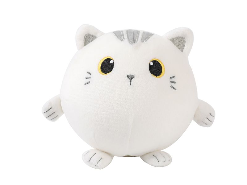 Plush Squishy Memory Foam Cushion - White Cat