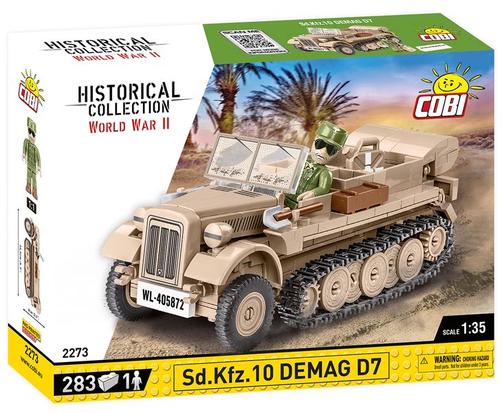 COBI WW2 Sd.Kfz 10 Demag D7 Halftrack