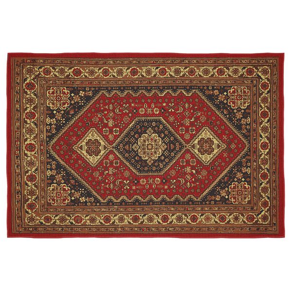 Cape Art Velva Shine Classic Red And Black Orien image