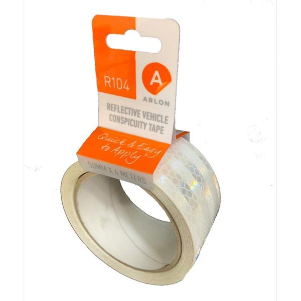 Reflective Tape - White 6 meter