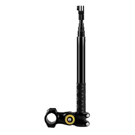 Motorcycle Handlebar Selfie Stick Mount compatible with Gopro, Insta360 Image