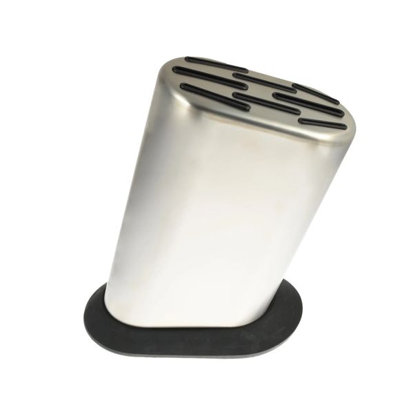 Global Knives - Stainless Steel Knife Block Fits to 8 Knives, Non-Slip Base