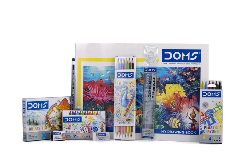 DOMS Art Strokes Art Kit Stationery Set for Kids