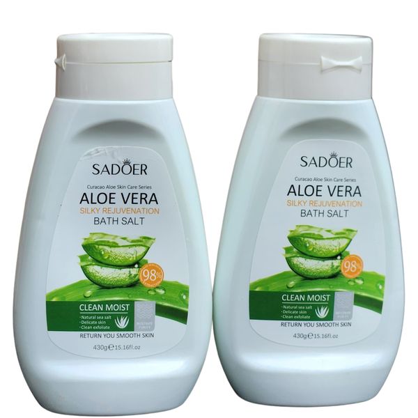 Sadoer Aloe Vera Bath Salt ( 2 X430g)
