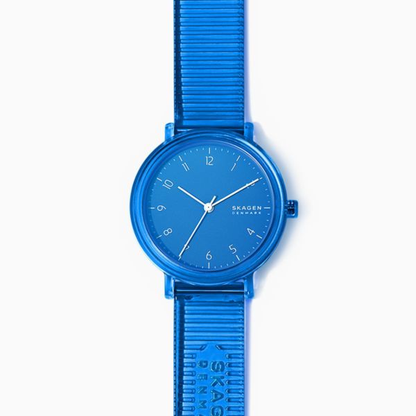 Skagen Aaren Blue Polyurethane Watch - SKW2855