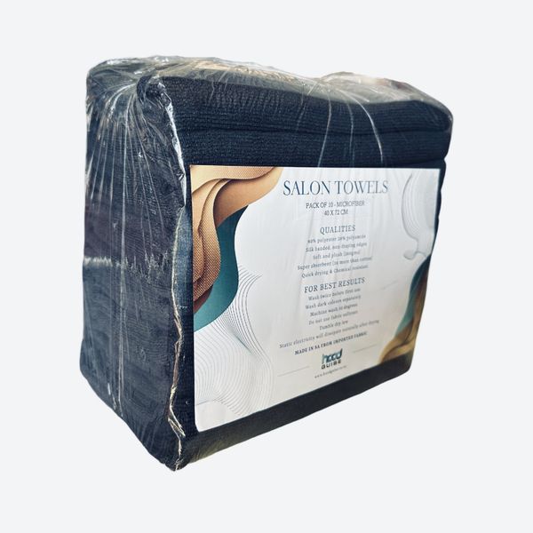 Microfiber Salon Towels Small - Pack of 10 (40 x 72cm)