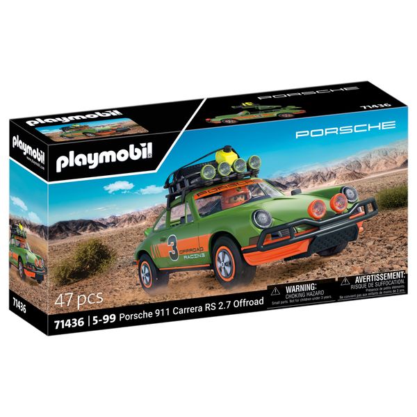 Playmobil Porsche 911 Carrera RS 2.7 Off-Road Edition - 47 Pieces
