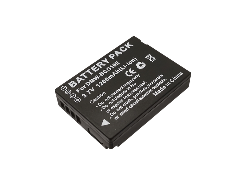 1200mAh Lithium Ion Battery for Panasonic DMW-BCG10E, Leica BP-DC7, etc.