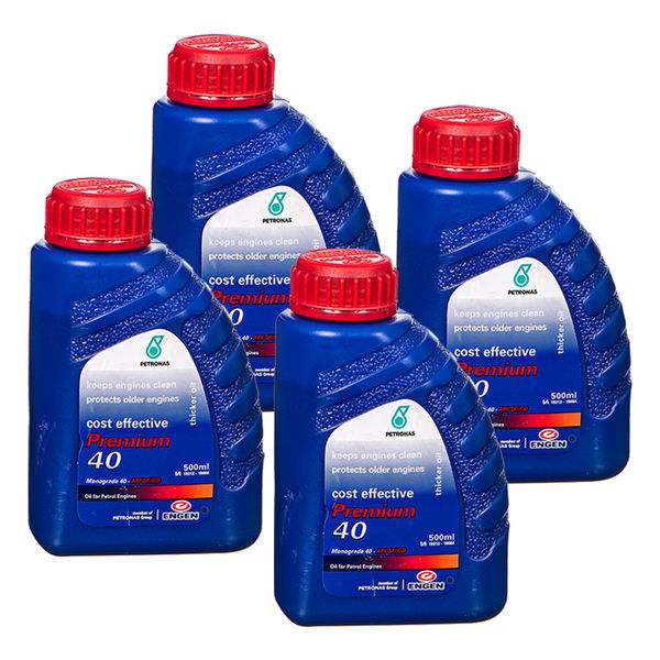 Engen Premium Motor Oil Sae40 500Ml - 4 Pack