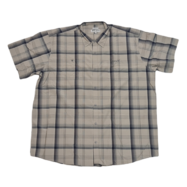 Sterling Check Shirt Beige/Navy image