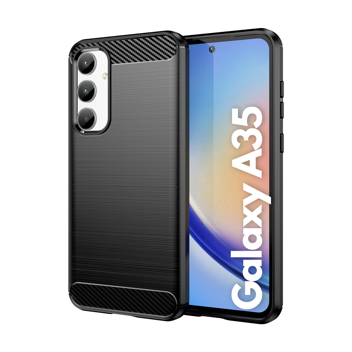 Celltime Carbon Fiber Design Case For Galaxy A35 Shockproof Cover Shop Today Get It Tomorrow 7125