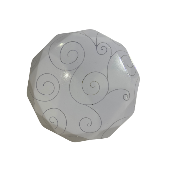 Hexagonal Floral 18W Ceiling Light