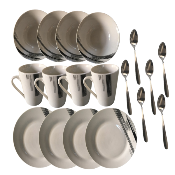18 Piece Ceramic Dinnerware Set