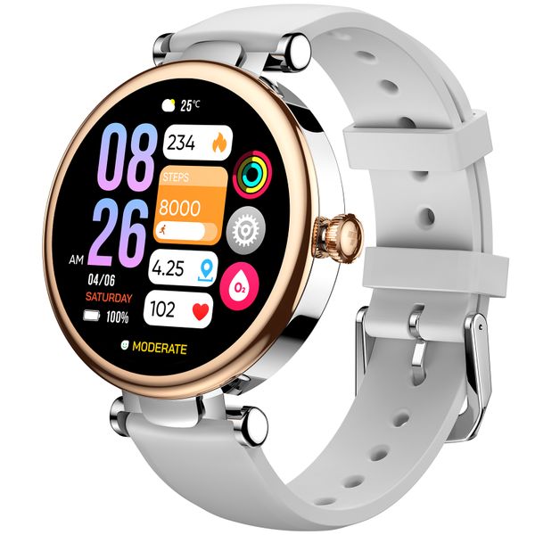 TOZO S8 AMOLED Smartwatch with Bluetooth Calling |White