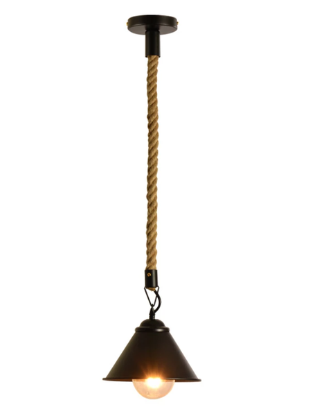 Vintage Rope Style Pendant Lamp Single Lamp