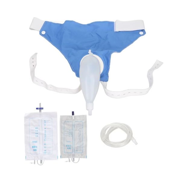 Urine Collection Bag Condom Catheters for Men Reusable Portable Wearable