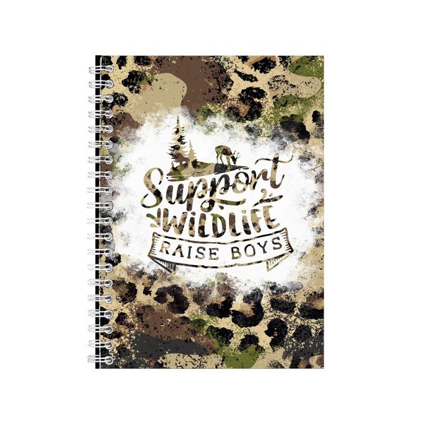 Support Wildlife Raise Boys Notebook Funny Gift Idea A4 Notepad Pad 87