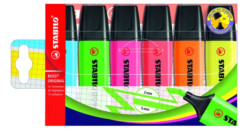 STABILO BOSS Original 6 Piece Wallet