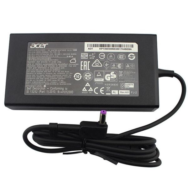 19V 7.1A 135W AC Adapter for Acer Aspire 8943G 7551G 5943G 7741G