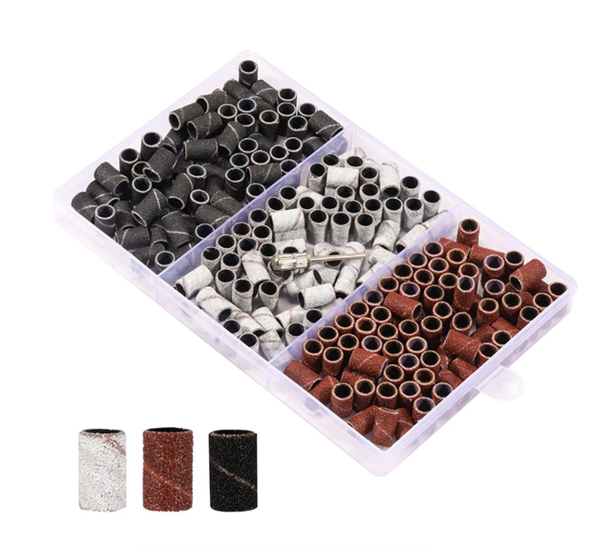 Everlead 210 Piece Sanding Band Nail Drill Set