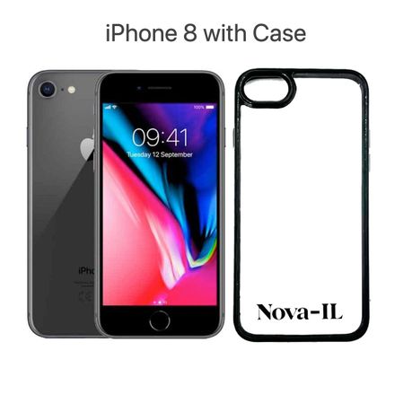iPhone 8 64GB Certified Pre-Owned- Best Quality + NOVA-IL Case