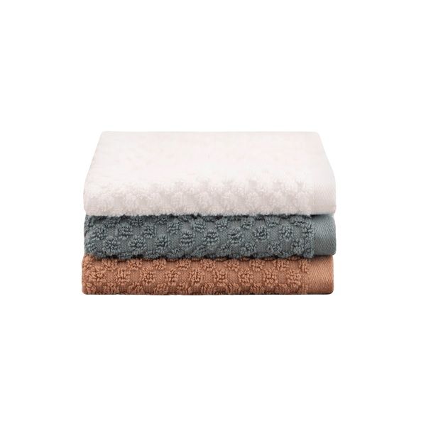 Essentials Textured Face Cloth 3 Pack