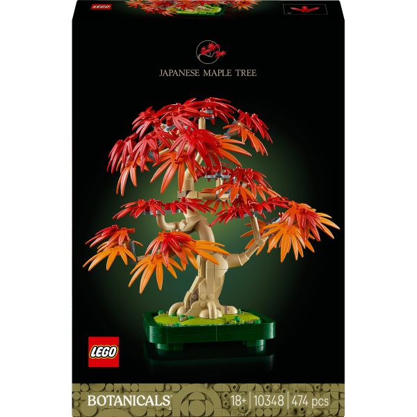 LEGO® Botanicals Japanese Red Maple Bonsai Tree Plant Decor 10348