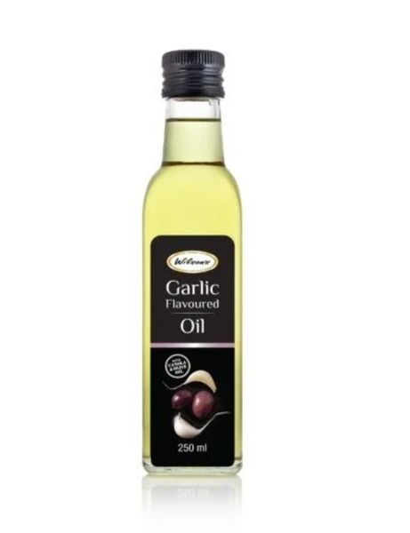 Garlic Flavoured Oil 250ml - Olive &amp; Canola Blend Cooking Oil
