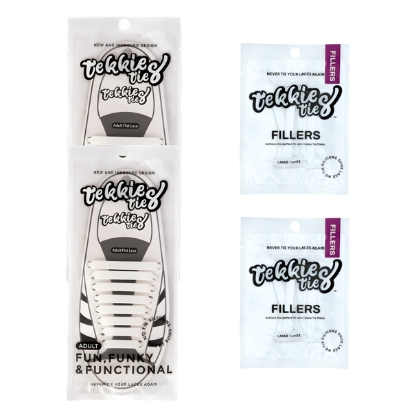 Tekkie Ties Clean Step Large Comfort Pack