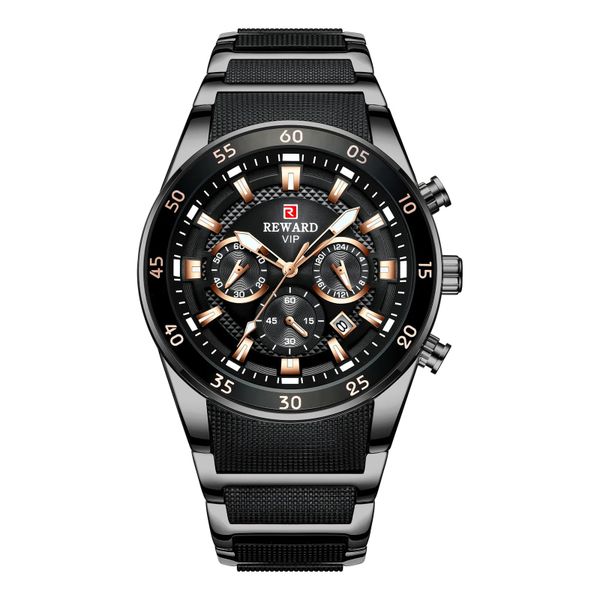 Reward Black Spider Men's Leisure Watch