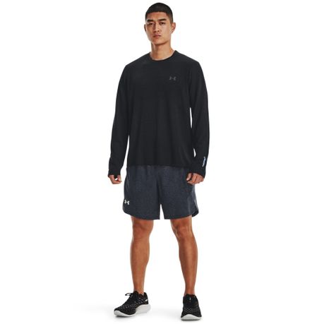 Under Armour Seamless Stride T-Shirt Black/Reflective - Terraces