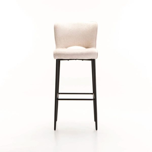 Pavia Fabric Barstool - Cream